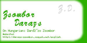 zsombor darazs business card